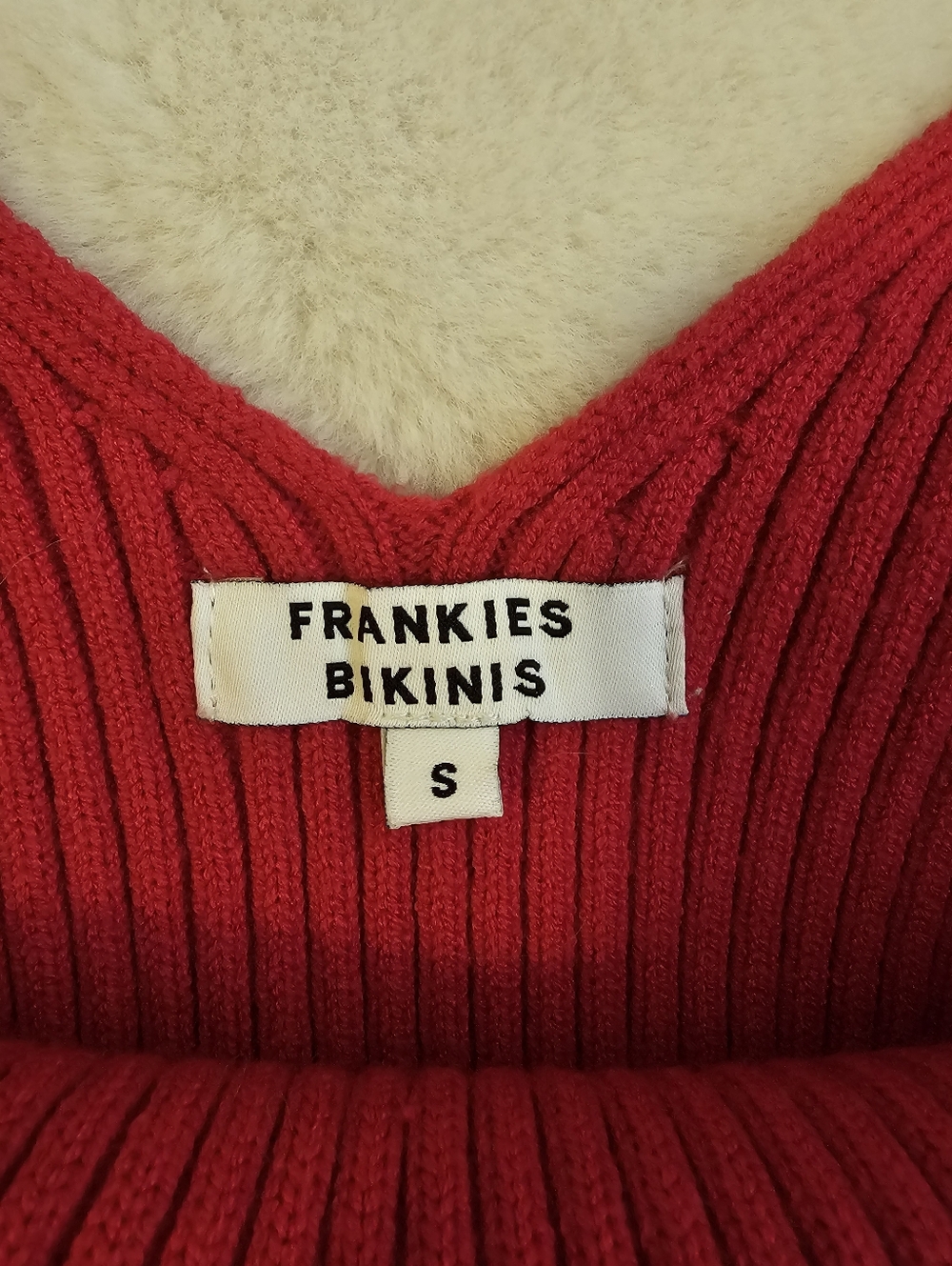 Frankies Bikinis Cloud Knit Mini Dress Size Small - Picture 10 of 12